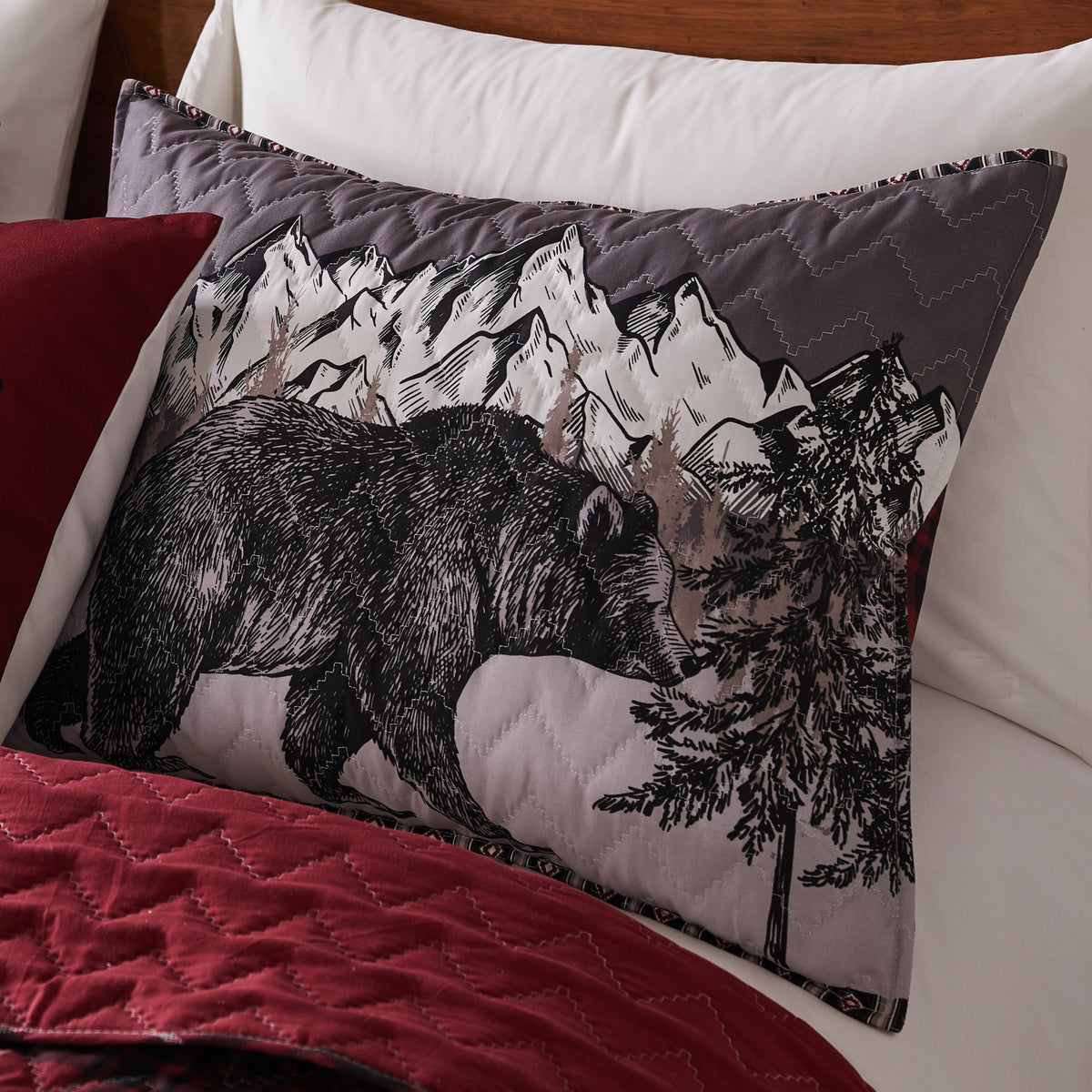 Timberline Red, Sham Standard