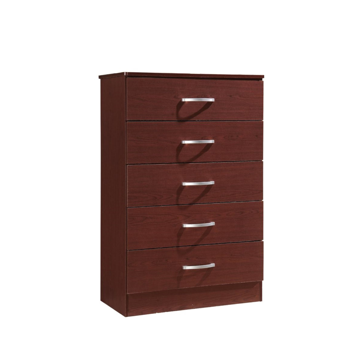 Hodedah 5Drawer Chest In Mahogany