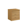 Hodedah 2Drawer Nightstand In Beech