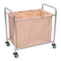 Ergode Laundry Cart With Steel Frame And Canvas Bag