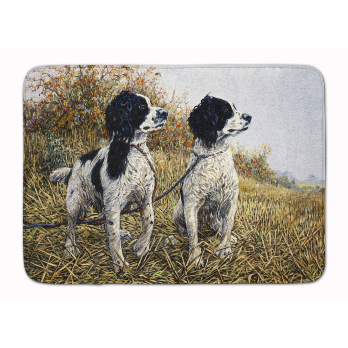 Carolines Treasures Two Springer Spaniels Michael Herring Floor Mat, 19 x 27, Multicolor