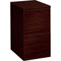 Hon 10500 H105104 Pedestal - 15.8 X 22.8 X 28 - 2 X File Drawer(S) - Flat Edge - Finish: Mahogany