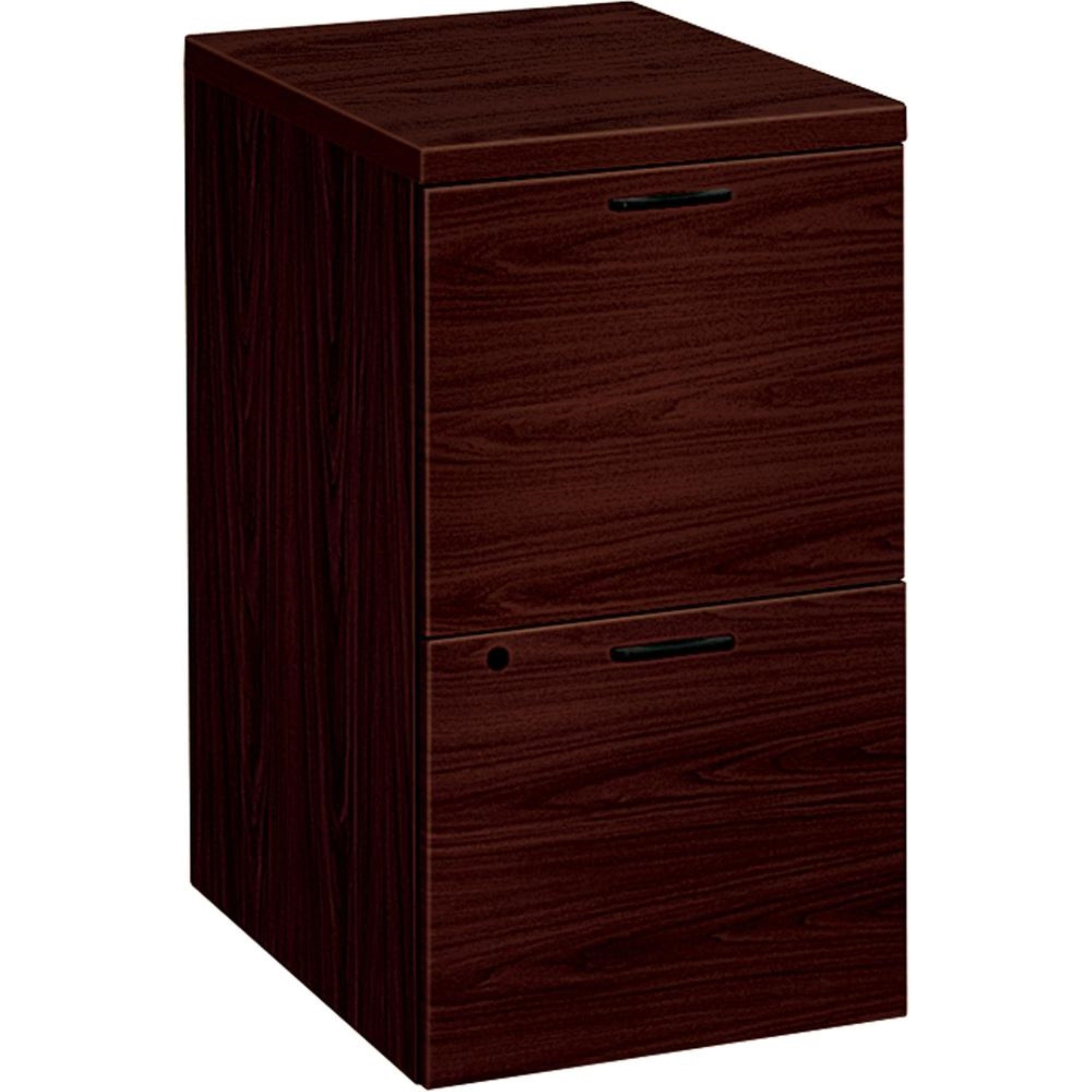 Hon 10500 H105104 Pedestal - 15.8 X 22.8 X 28 - 2 X File Drawer(S) - Flat Edge - Finish: Mahogany