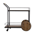Pemton Reclaimed Wood Bar Cart