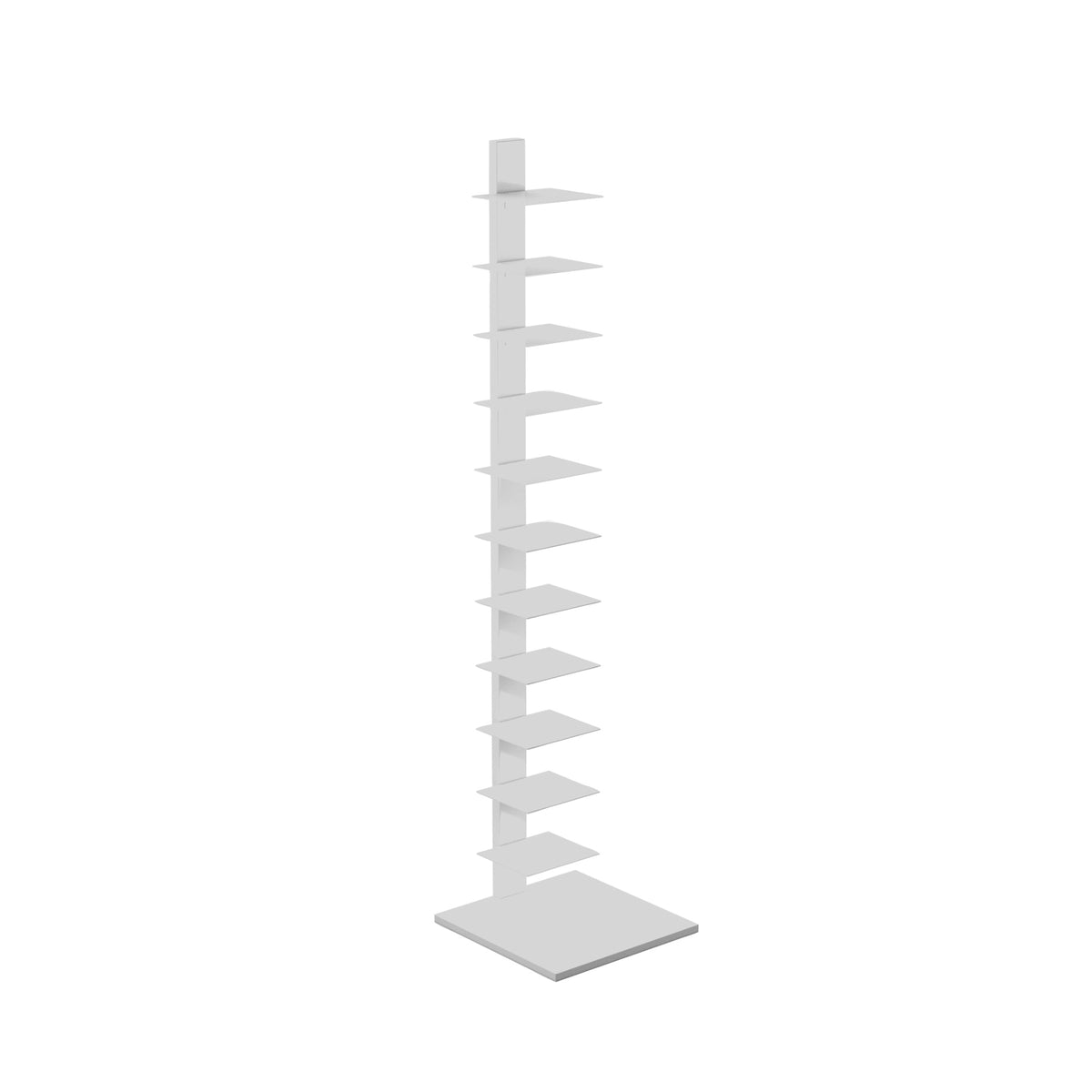 Stewartby Spine Tower Shelf  White