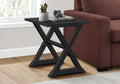 Accent Table, End, Side Table, Square, Nightstand, Bedroom, Lamp, Black Veneer, Transitional