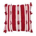 20' X 20' Red/White Stripe Cotton Pillow