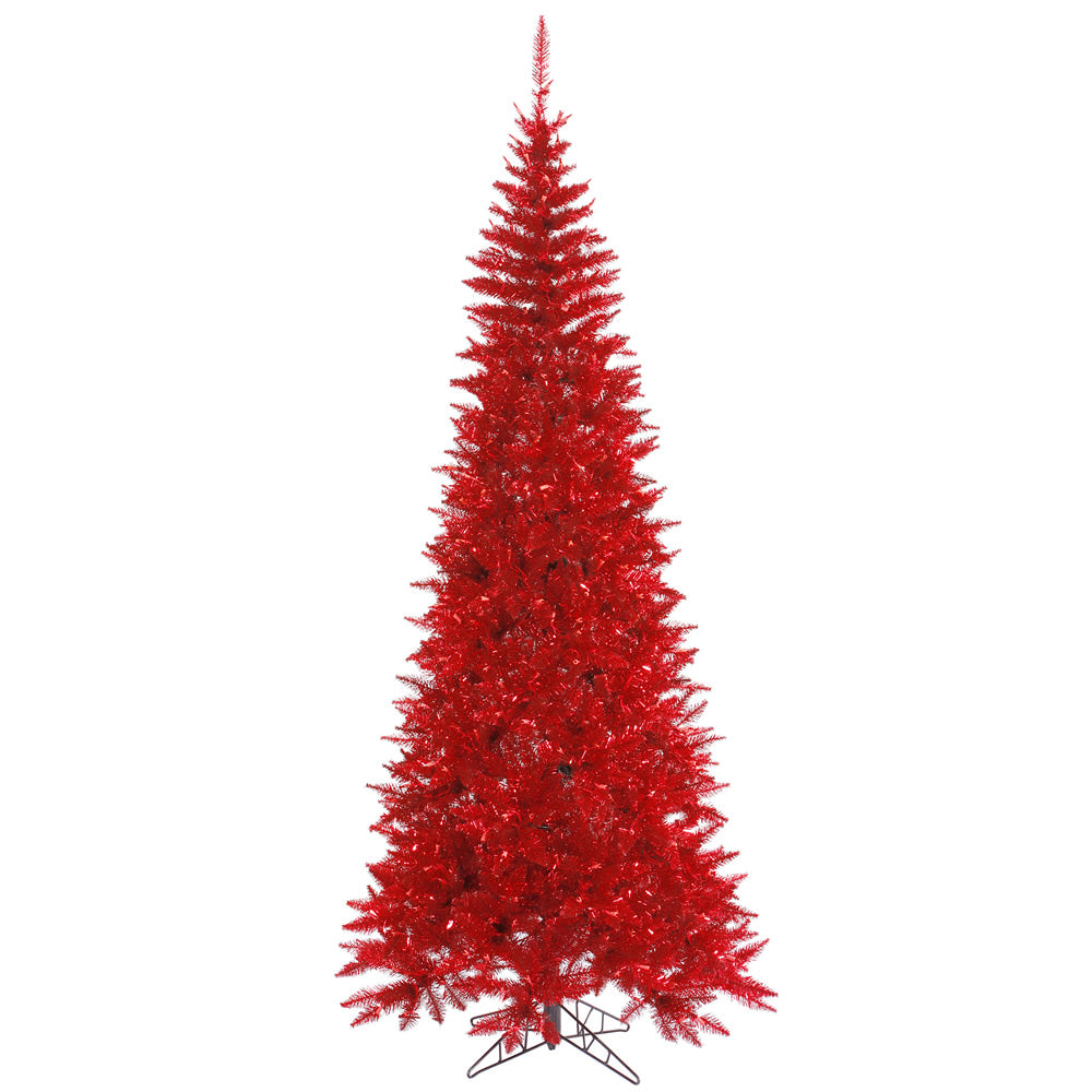 Vickerman 6.5X34 Inch  Tinsel Red Slim Fir 948T  K165065
