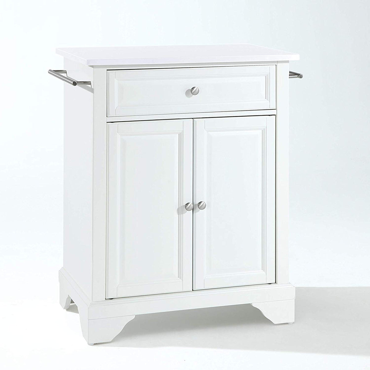 Solid Hardwood Kitchen Island With Adjustable Shelf And Ample Storage Space  Elegant And Durable Design