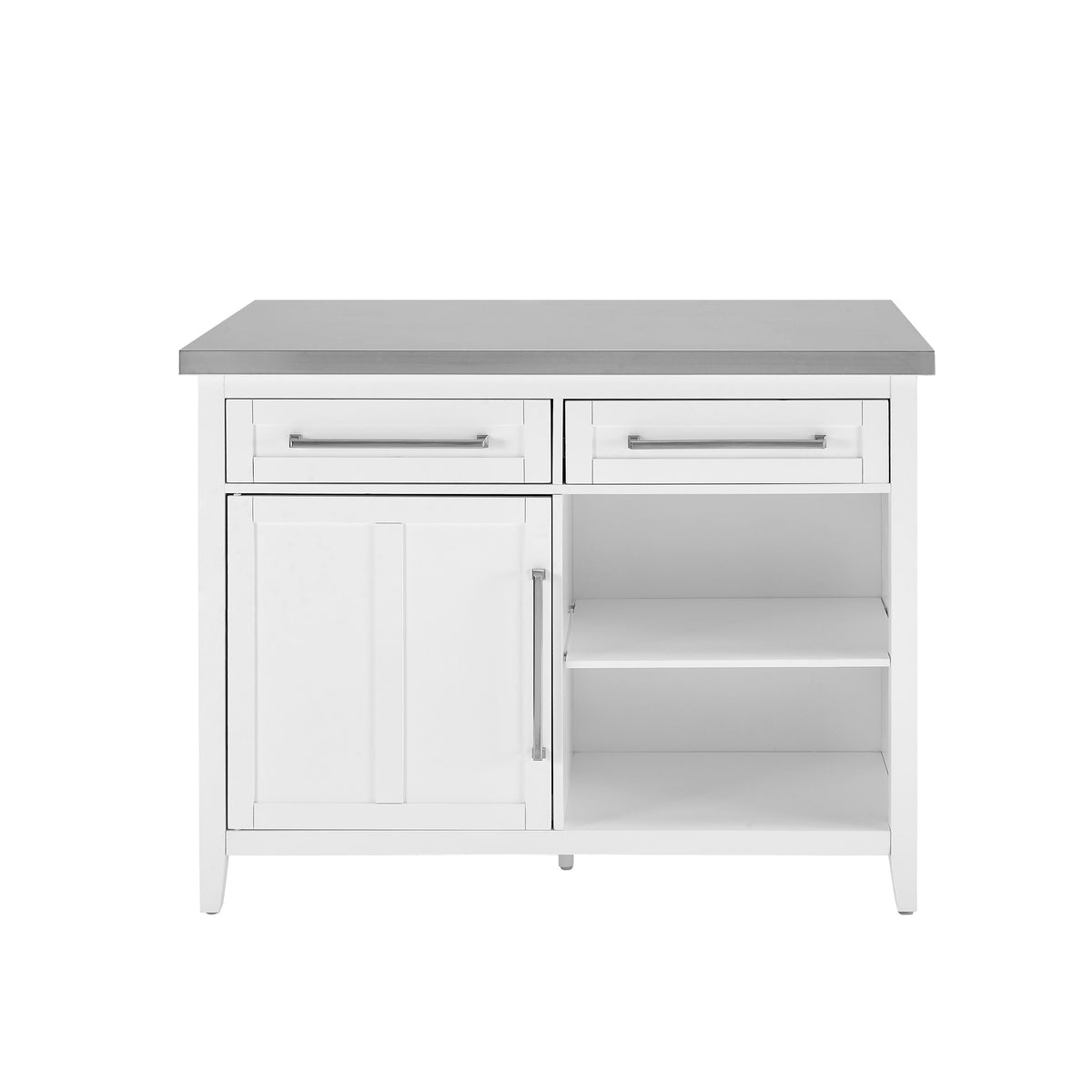 Inch Silvia Kitchen Island: Functional Storage, Workspace, And Dining Area | Timeless Design With Fullextension Drawers And Open Sh