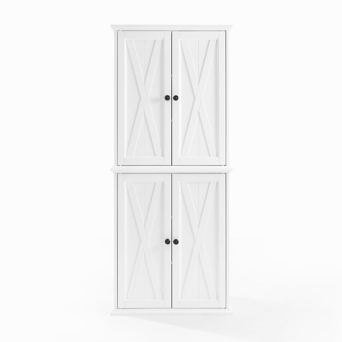Clifton Tall Pantry  Contemporary Storage Solution With Adjustable Shelves & Xpattern Design