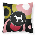 'Caroline'S Treasures Kj1011Pw1414 Beagle Decorative Canvas Fabric Pillow, Large, Multicolor'