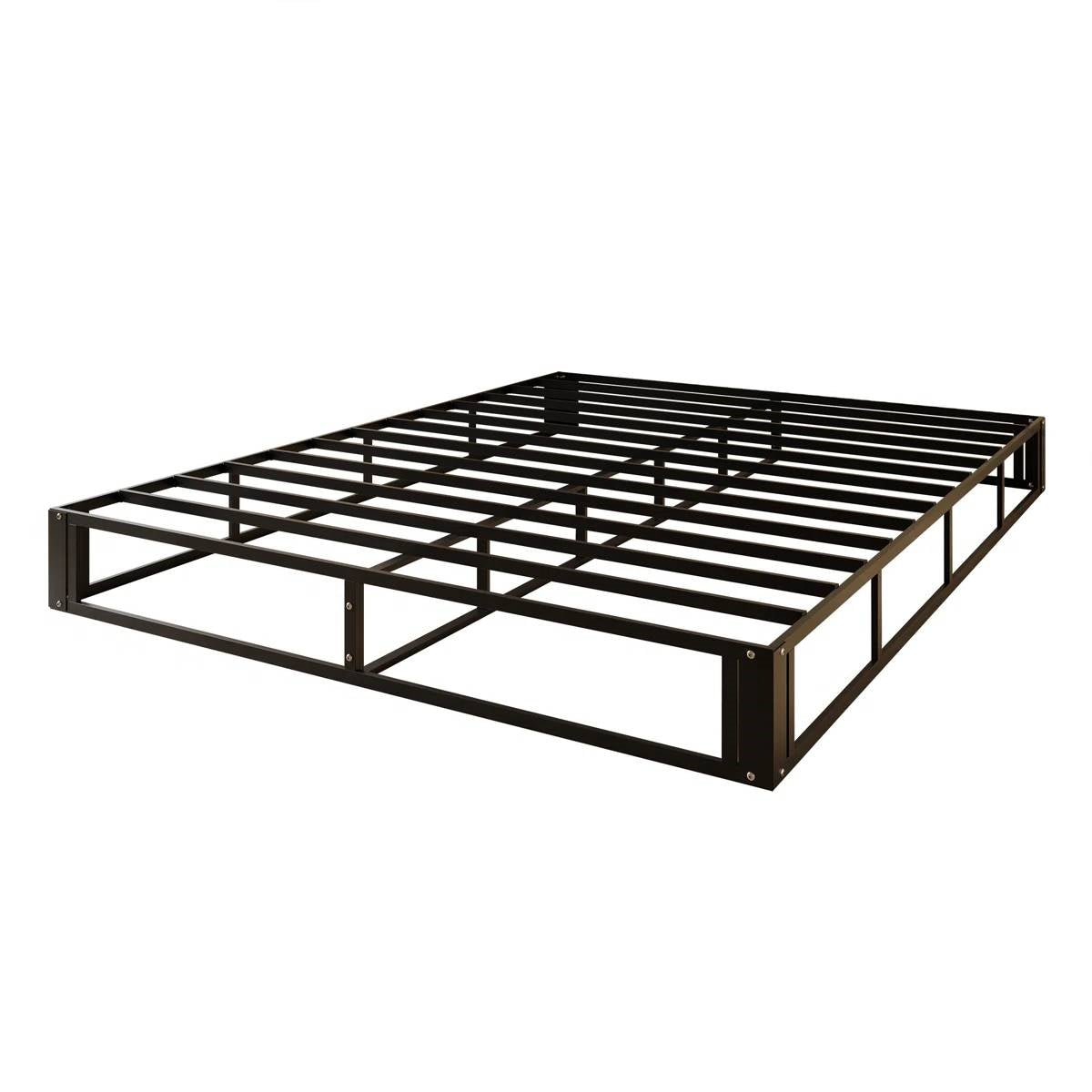 King size 7.8-inch Metal Frame Box-Spring Foundation for Mattress with Cover
