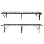 King size Black Metal Platform Bed Frame