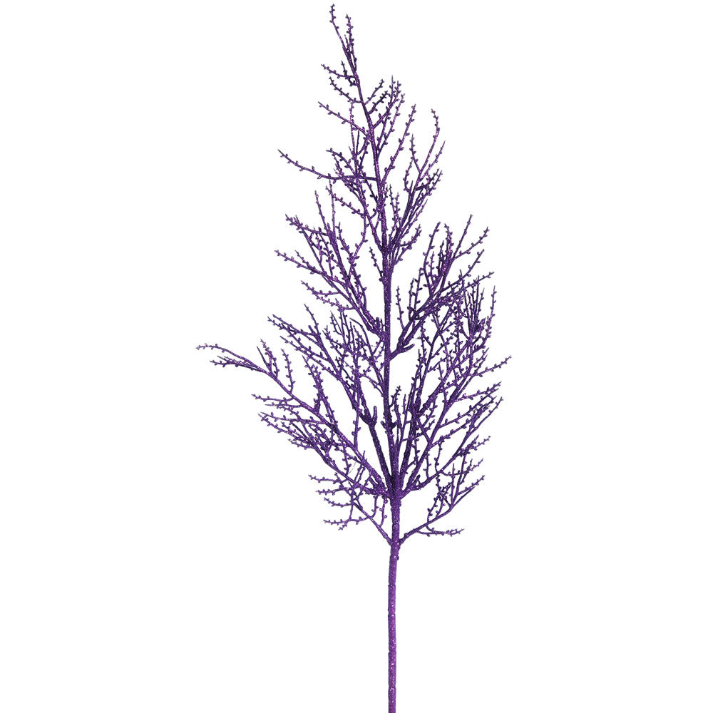 Vickerman 28 Inch  Purple Glitter Wild Huck Spray 6/Bag  L162406