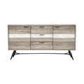 Bridges Sideboard Buffet Cabinet in Two Tone Acacia Wood