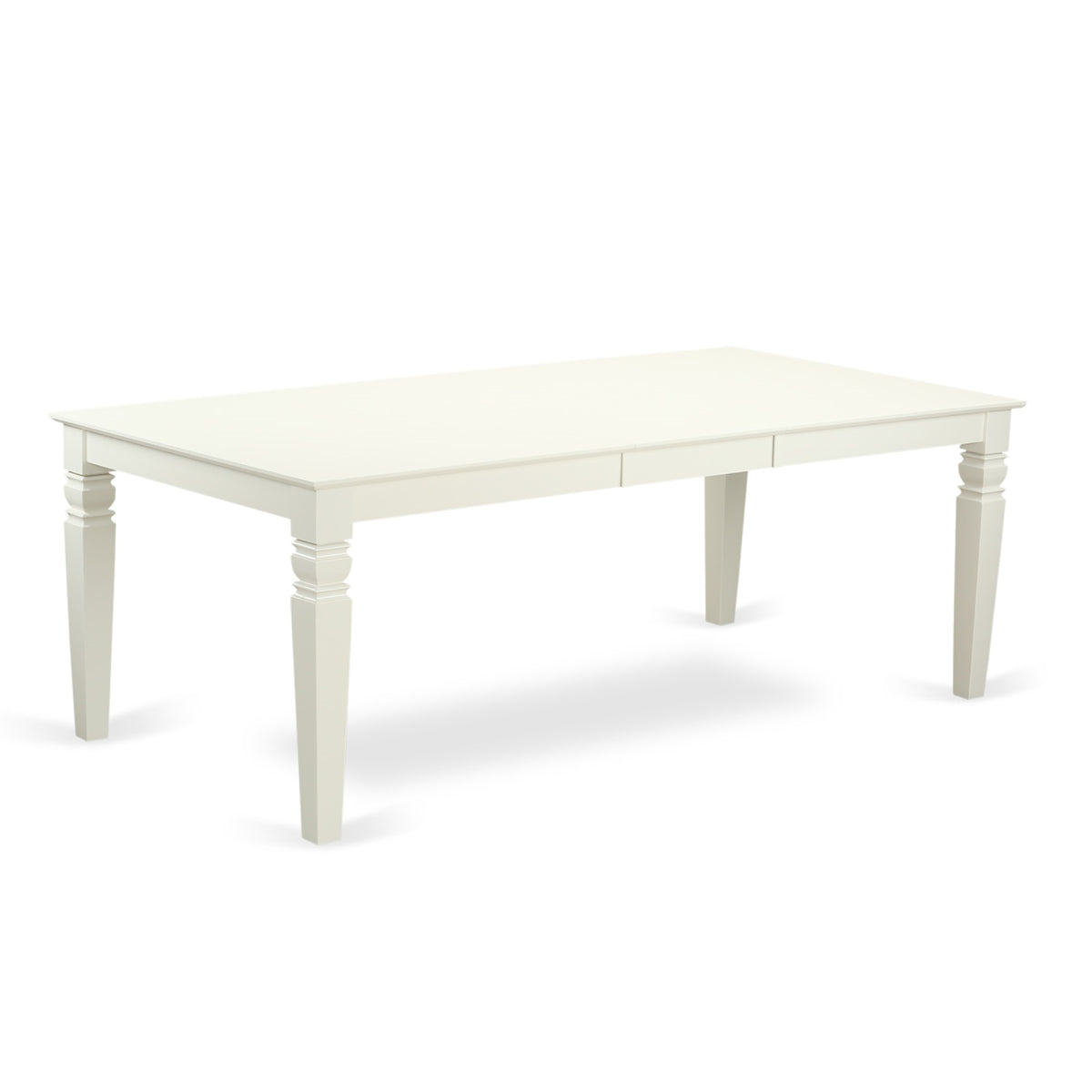 Lgno9Lwhw 9Piece Dining Room Set With 1 Logan Kitchen Table And 8 Solid Wood Kitchen Chairs Finished In A Rich Linen White Co