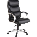 Lorell Executive Bonded Black Leather High-Back Chair