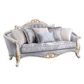 Lv00254  Sofa W/6 Pillows, Gray Fabric  Galelvith