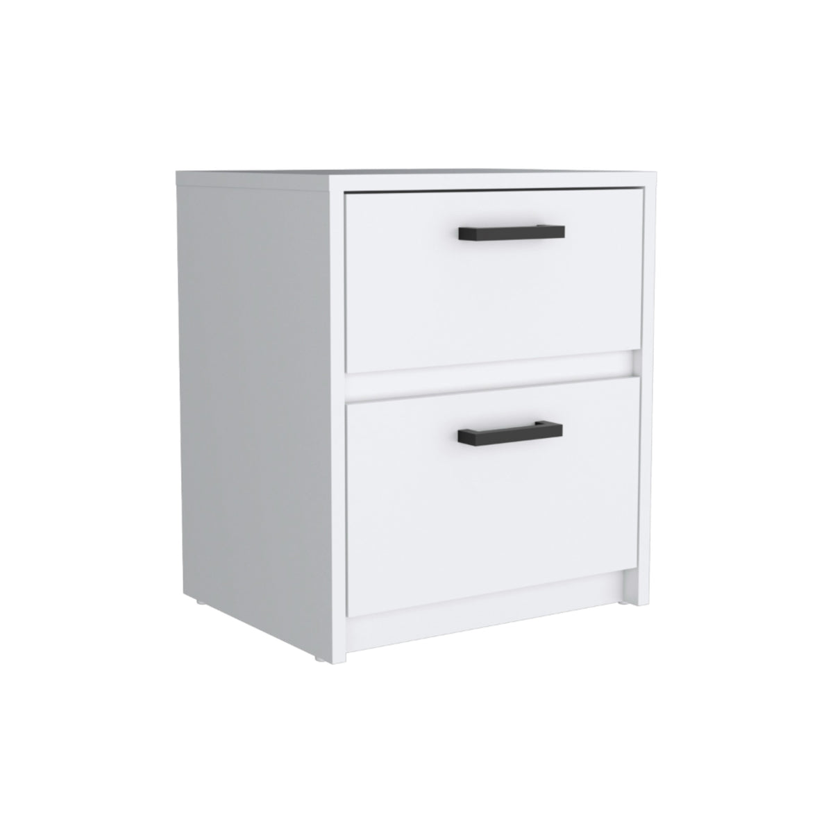 Trivor 2 Drawers Nightstand Bedroomwhite