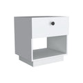 Paris 1 Drawer Nightstand Bedroomwhite