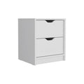 Basilea 2 Drawers Nightstand Bedroomwhite
