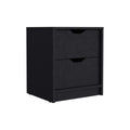 Basilea 2 Drawers Nightstand Bedroomblack