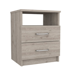 Napoles Nightstand  -Bedroom -Light Gray