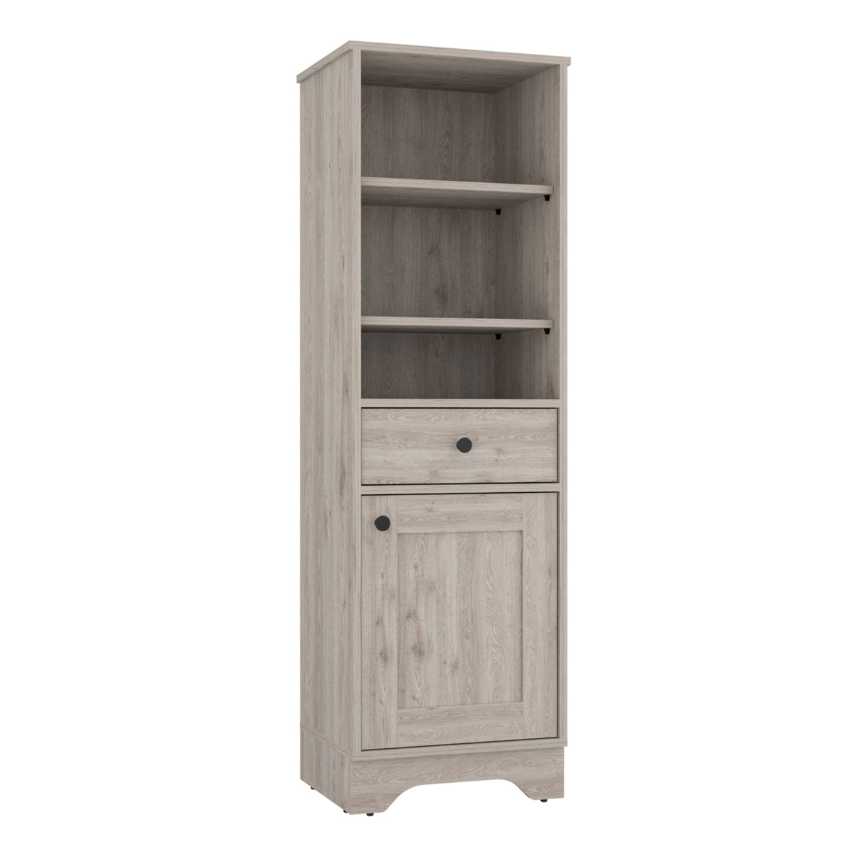 St. Cloud Linen Cabinet  Bathroom Light Gray