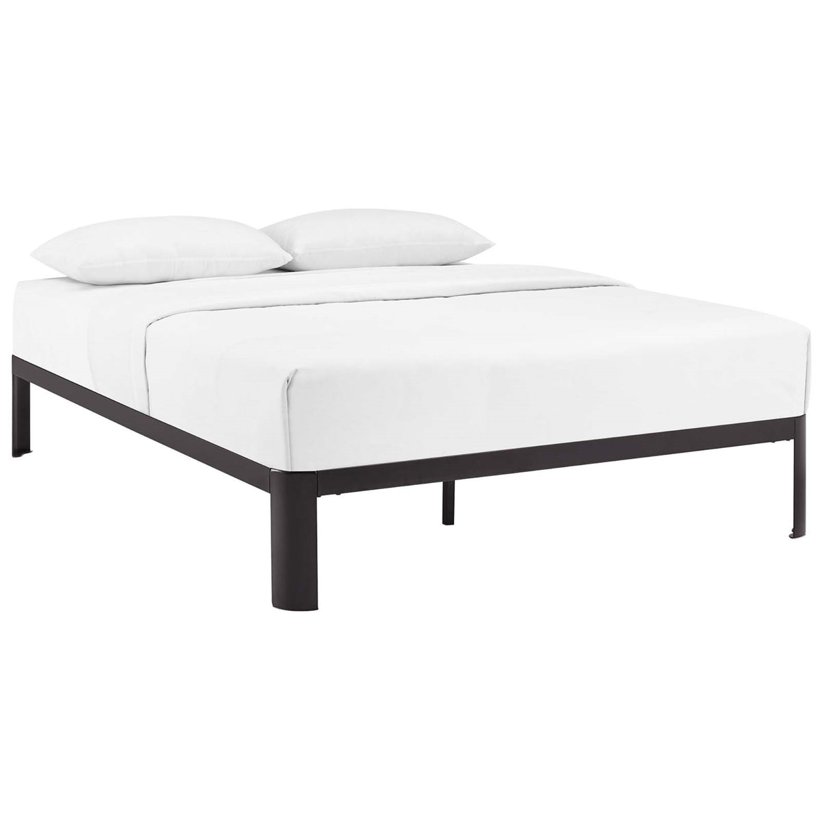 Corinne Queen Bed Frame  Upgrade Your Bedroom With Exceptional Support, Sleek Design, And Durability. No Boxspring Needed. (Mat