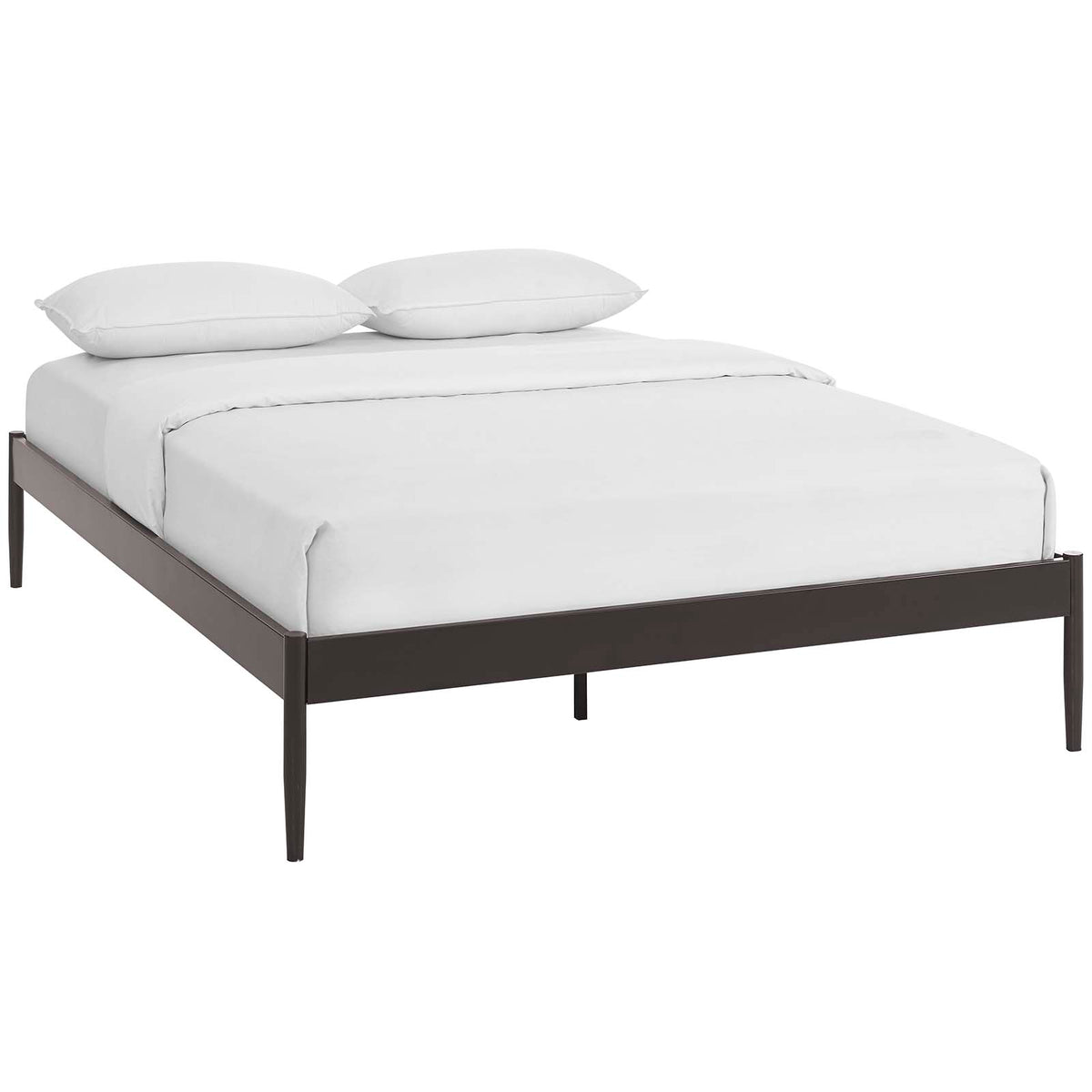 Elsie King Bed Frame  Brown