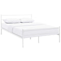 Alina Full Platform Bed Frame  White