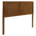 Robbie Wood Queen Headboard  Timeless Elegance, Midcentury Design  Interchangeable Bed Frame Compatible  Durable Constructio