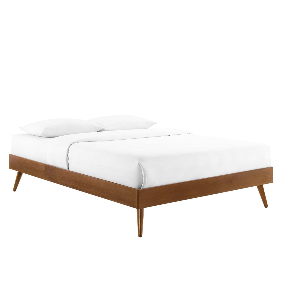 Margo Queen Platform Bed Frame  Contemporary Style, Comfortable Sleeping Experience, Retro Charm With Modern Accents, Durable W