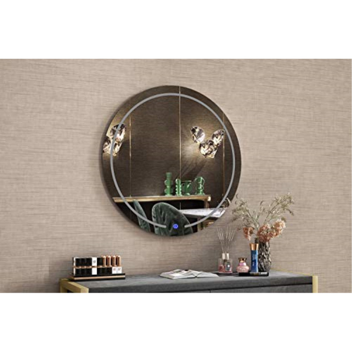 Valerie / Blaze / Jade Led Round Mirror