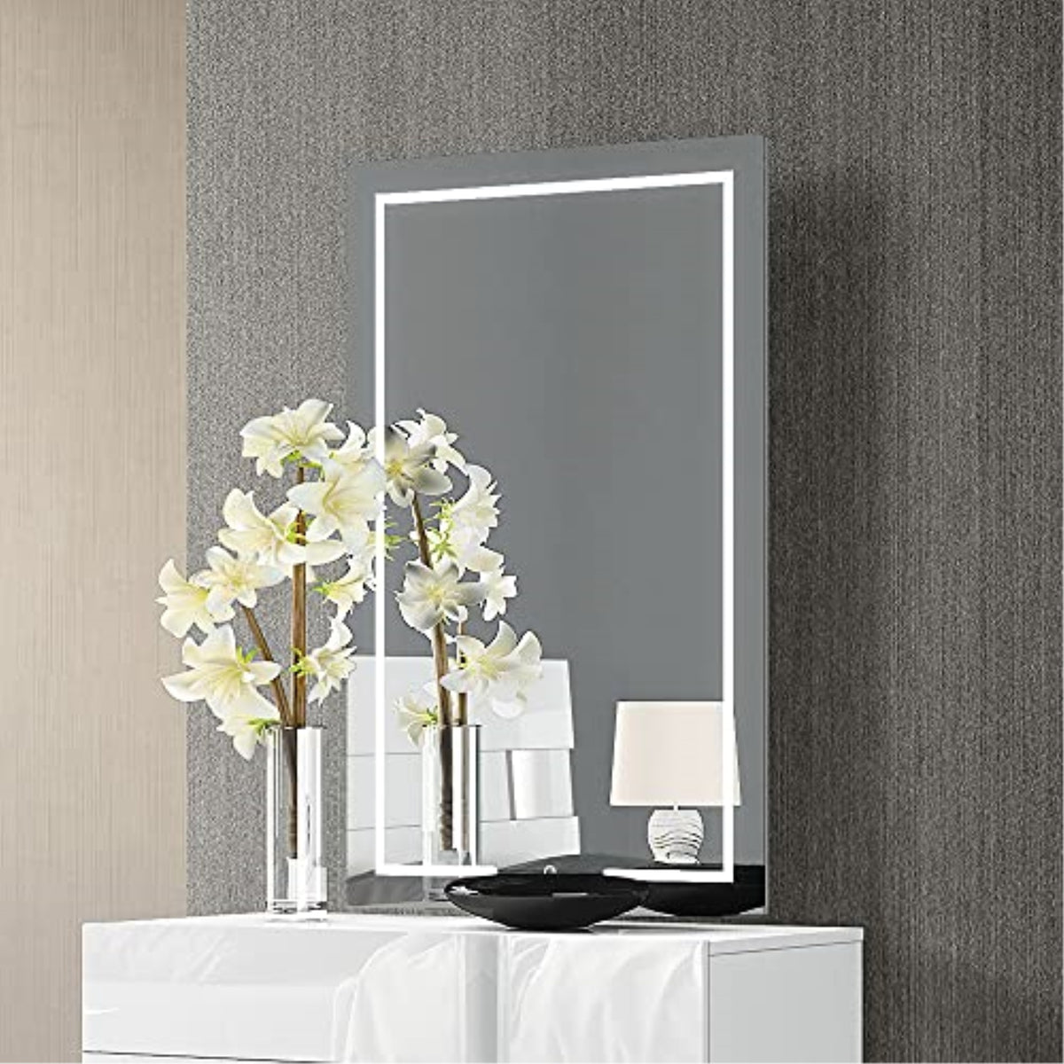 Brett / Daisy / Raven Led Rectangle Mirror