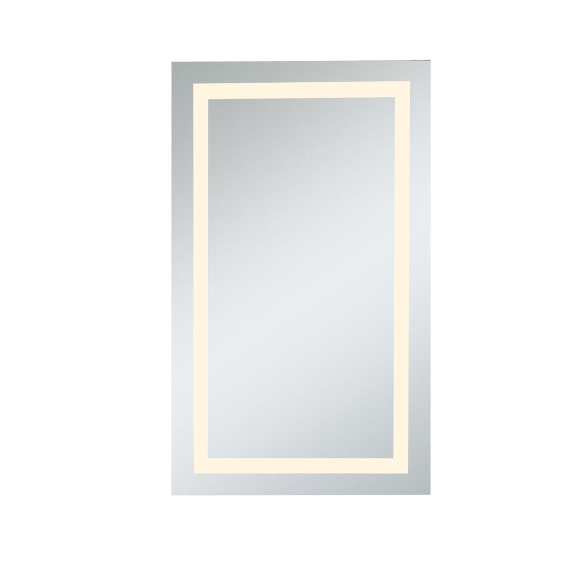Led Hardwired Mirror Rectangle W24H40 Dimmable 3000K