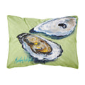'Caroline'S Treasures Mw1102Pw1216 Oysters Two Shells Canvas Fabric Decorative Pillow, Large, Multicolor'