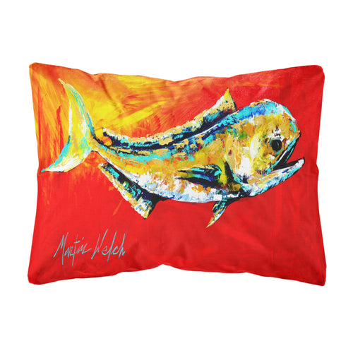 'Caroline'S Treasures Mw1156Pw1216 Danny Dolphin Fish Canvas Fabric Decorative Pillow, Large, Multicolor'
