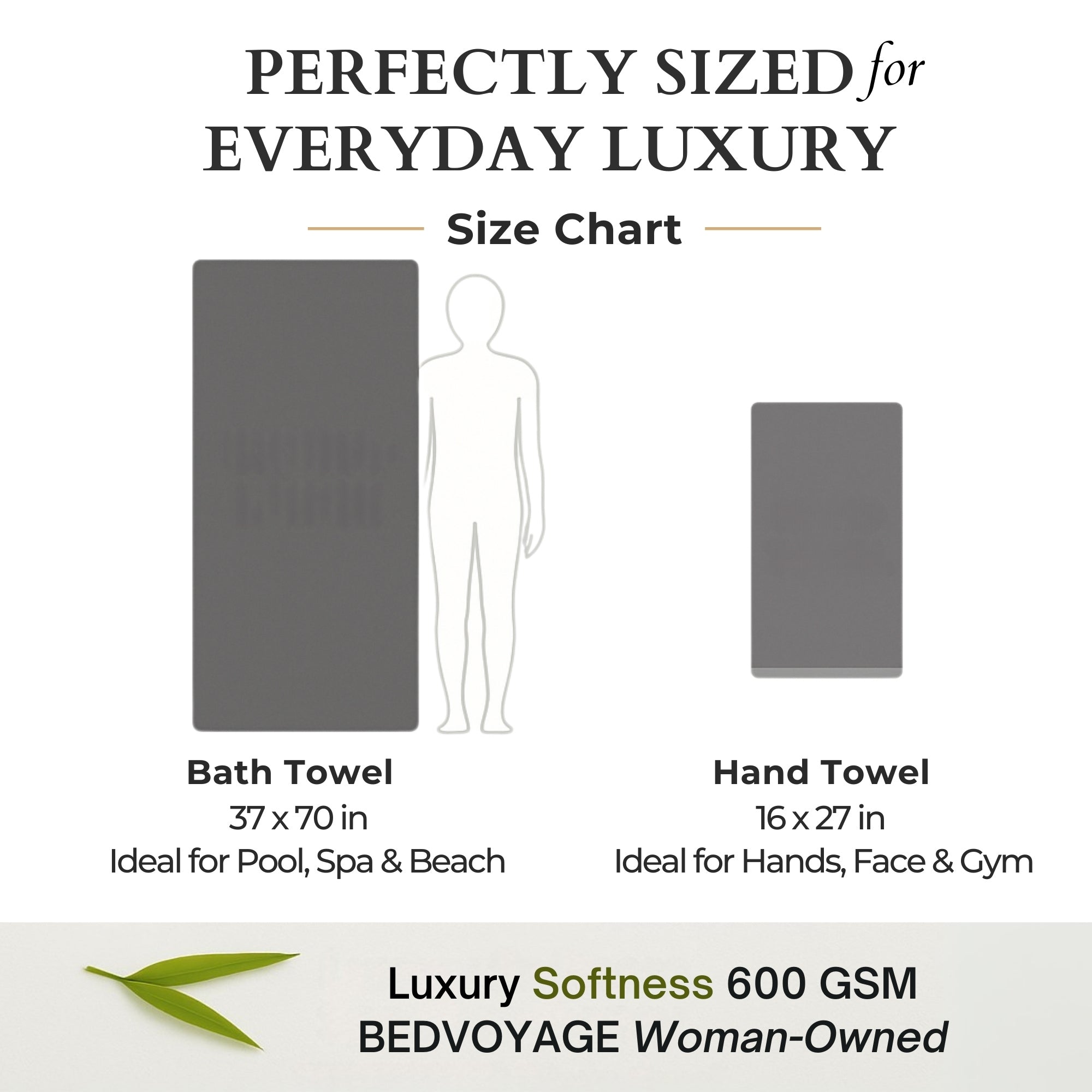 Bamboo Cotton Bath Sheet - Viscose from Bamboo + Cotton - Extra Large - Charcoal
