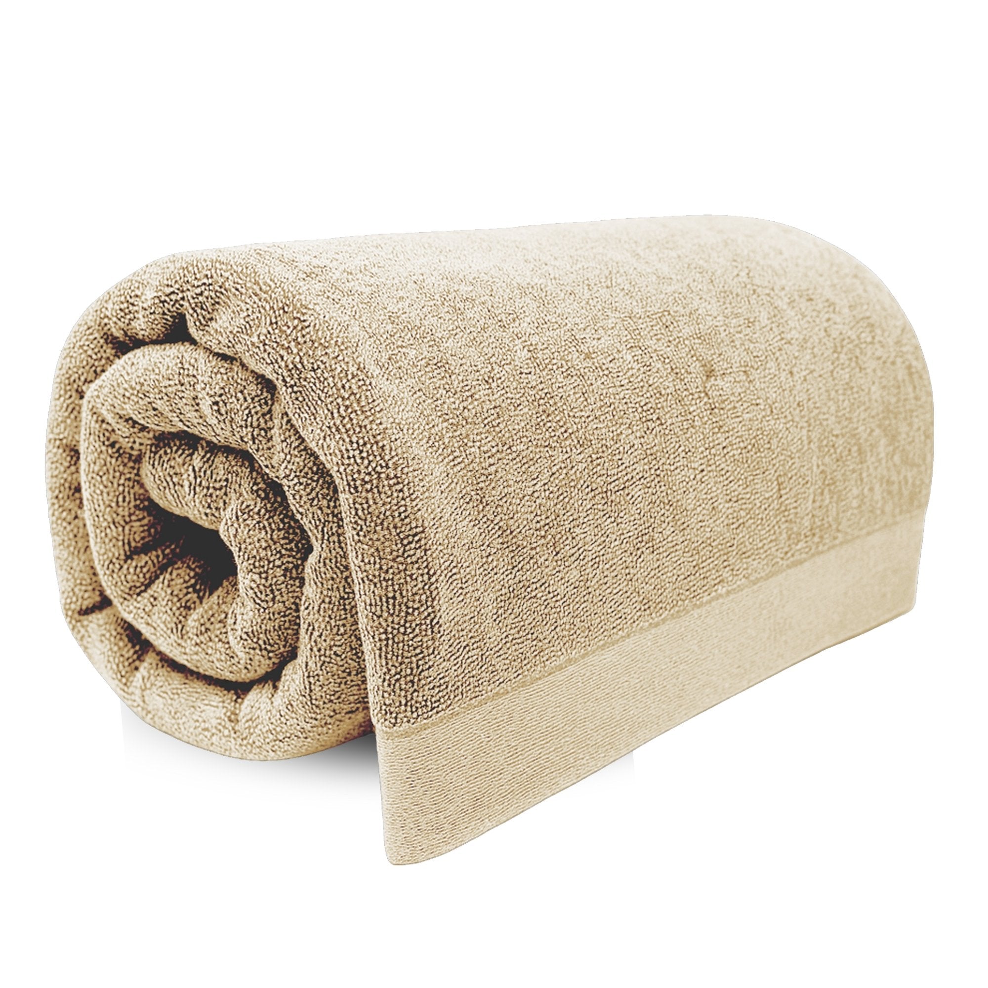 Bamboo Cotton Bath Sheet - Viscose from Bamboo + Cotton - Extra Large - Sand