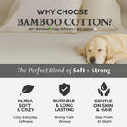 Cozy Bamboo Cotton Duvet Cover - Viscose from Bamboo + Cotton - Sand