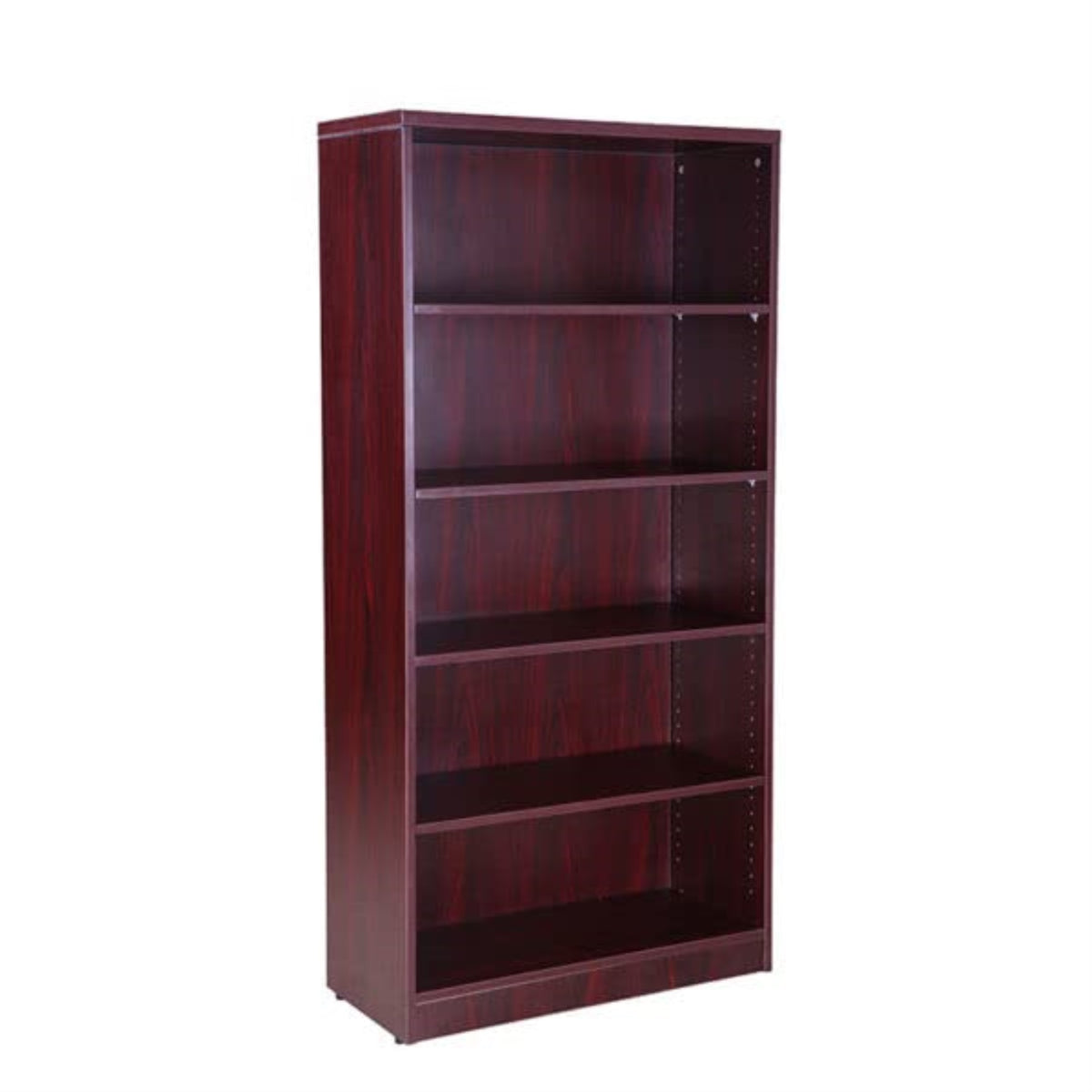 Boss Bookcase, 31W X14D X 65.5H  Mahogany