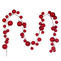 10 Red Candy Branch Ball Garland