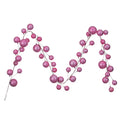 10 Pink Pearl Branch Ball Garland
