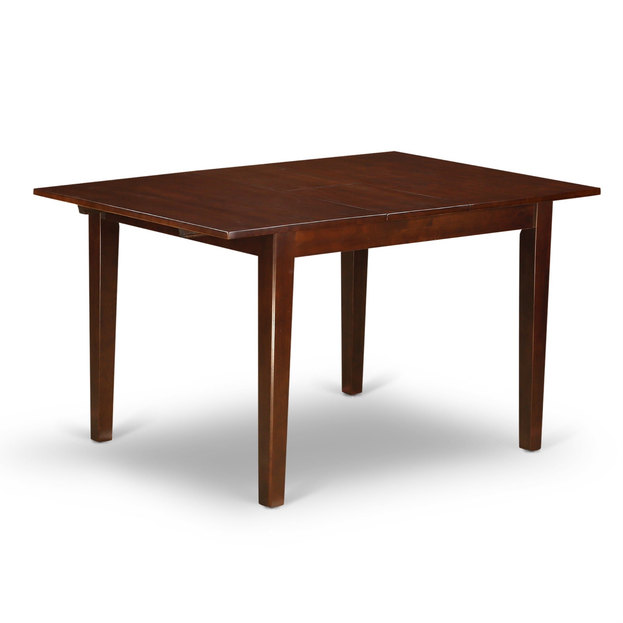 NOML7-MAH-W 7 Pc Dining room set - Rectangular Table with Leaf and 6 Dining Chairs