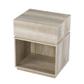 Mortayne Side Table With Charging Station