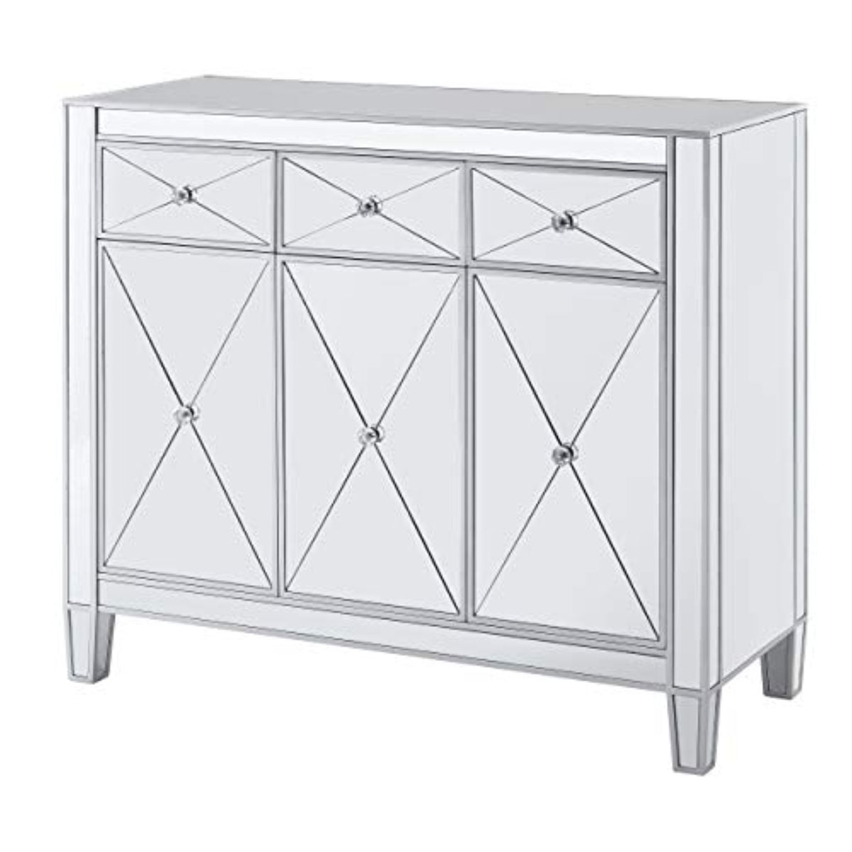 Mirage 3Door Mirrored Cabinet