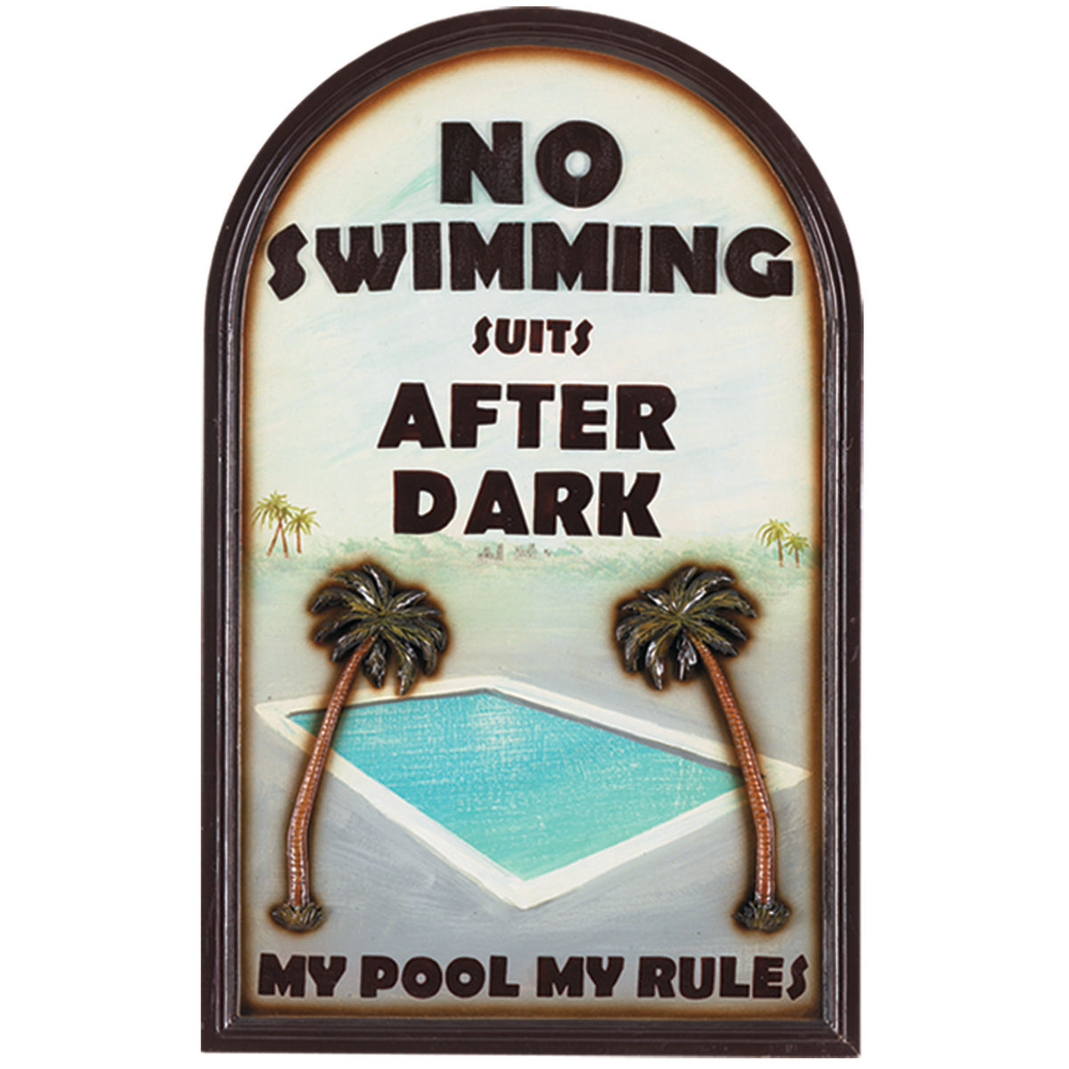 RAM Outdoor Decor, NO SWIMMING SUITS