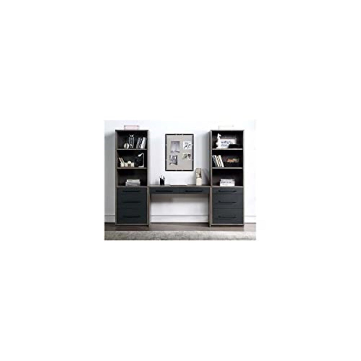 Of00630  Bookcase, Gray Oak Finish  Estevon